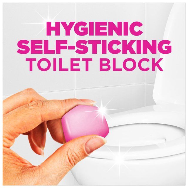 Harpic Hygienic & Fresh Floral Stickers Toilet Freshener 4 per pack