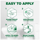 Harpic Hygienic & Fresh Pine Stickers Toilet Freshener 4 per pack