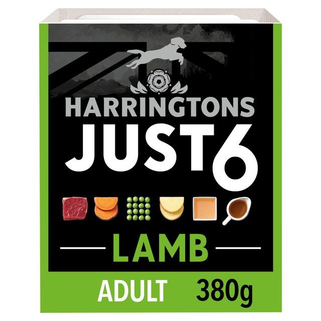Harringtons Dog Just 6 Wet Lamb 8 x 380g