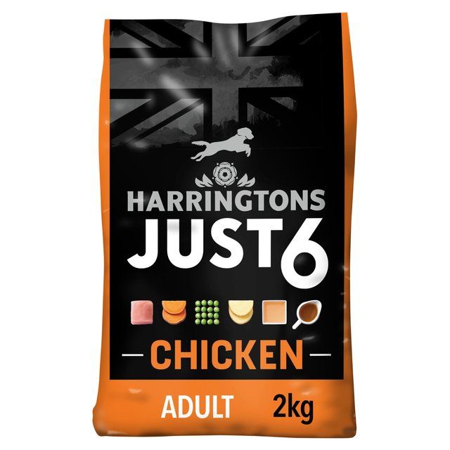 Harringtons Just 6 Chicken & Veg Complete Grain Free Dry Dog Food 2kg