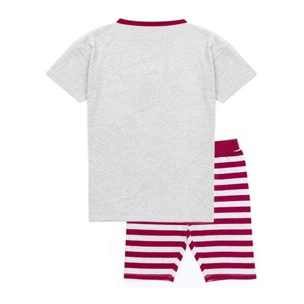 Harry Potter Womens Hogwarts Crest Short Pyjama Set (XS)