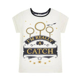 Harry Potter Womens Quidditch Short-Sleeved Pyjamas (8-10)