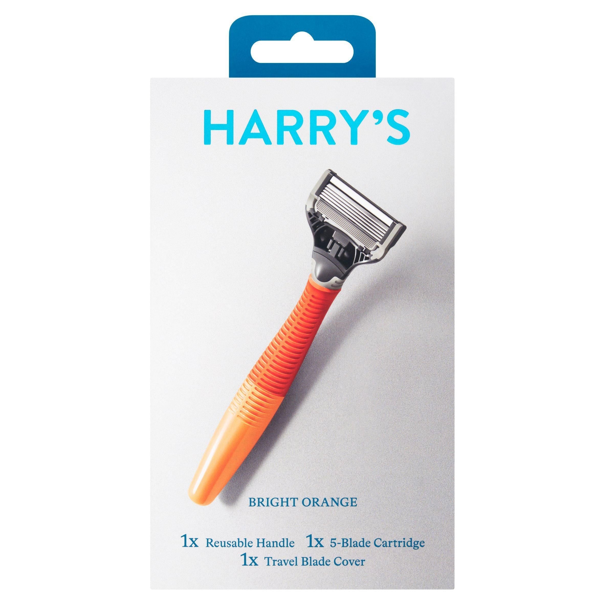 Harry’s Men’s 5 Blade Razor Bright Orange