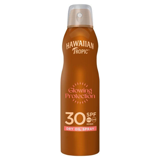 Hawaiian Tropic Protective SPF 30 Dry Oil Continuous Sunscreen Spray 180ml
