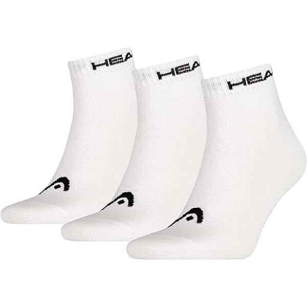 Head Mens Quarter Socks (Pack of 3) (2.5-5)