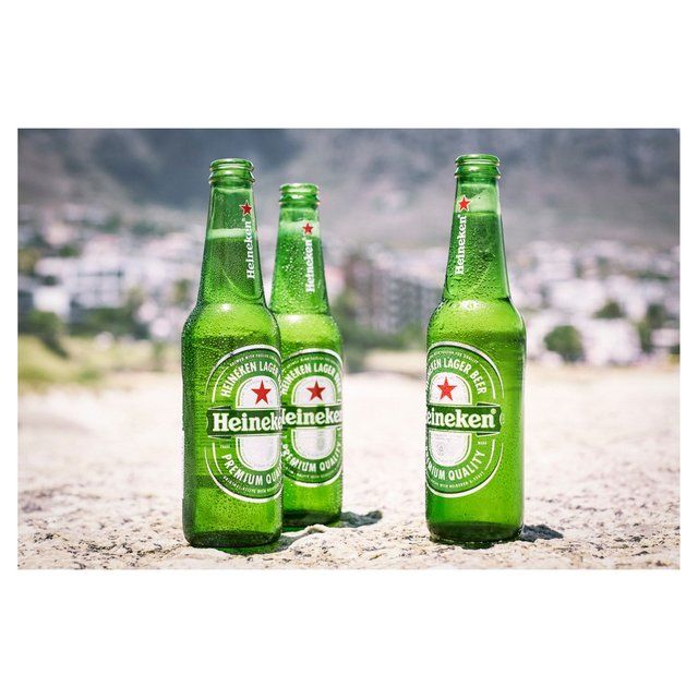 Heineken Lager Beer Bottles Chilled to Your Door 12 x 330ml
