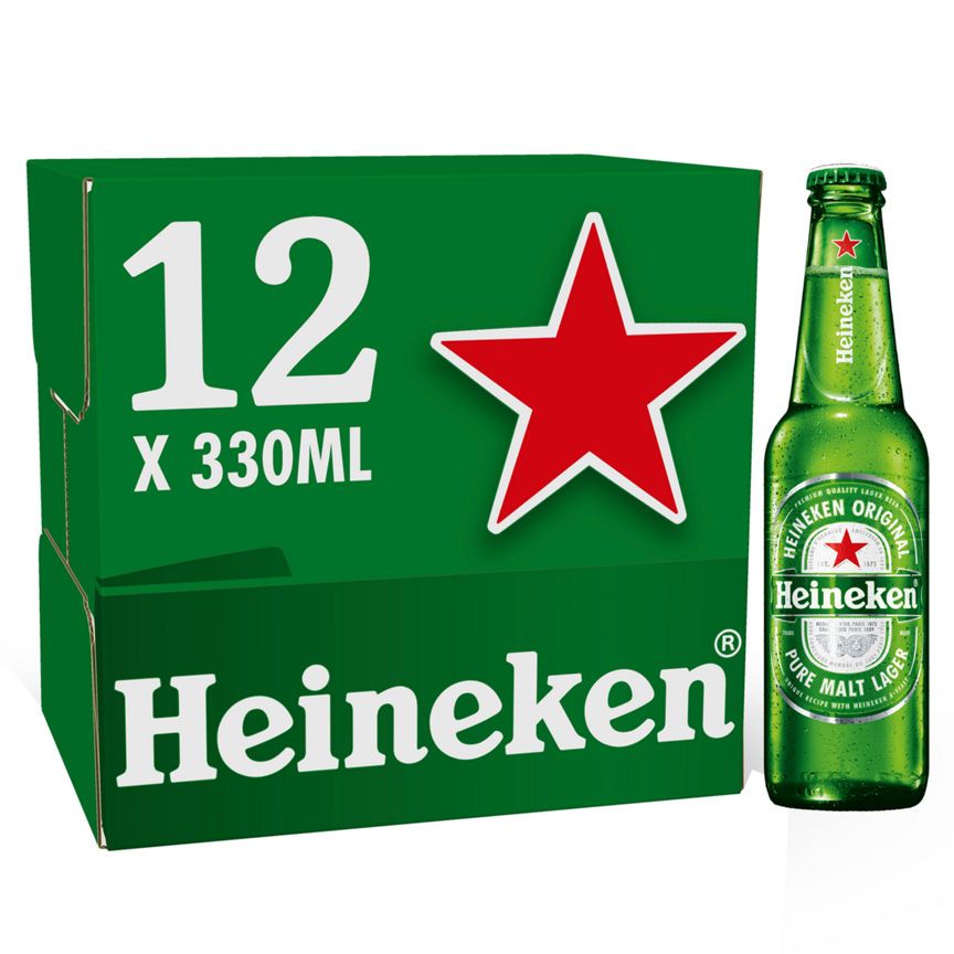 Heineken Premium Lager Beer Bottles