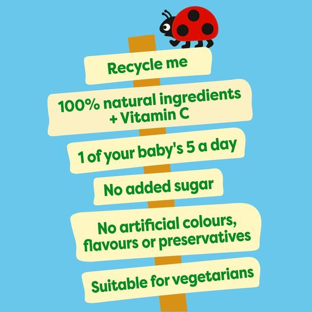 Heinz Apple Pear & Banana Fruit Puree Pouch Baby Food 6+ Months 100g