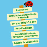 Heinz Apple Pear & Banana Fruit Puree Pouch Baby Food 6+ Months 100g