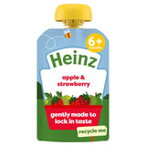 Heinz Apple & Strawberry Baby Food Fruit Pouch 6+ Months