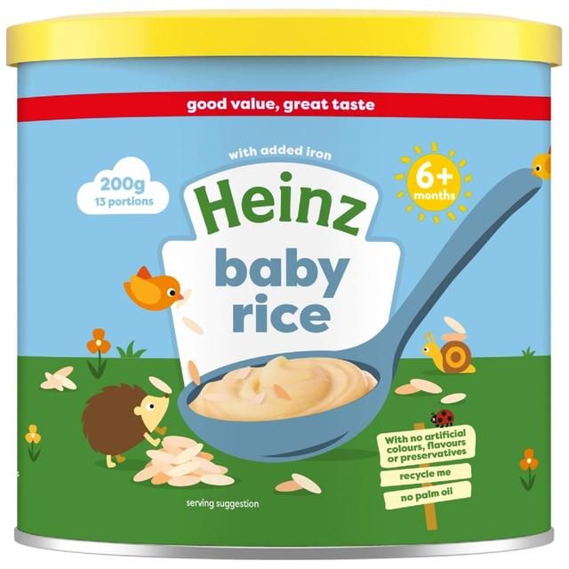 Heinz Baby Rice Porridge Baby Food 6+ Months 200g