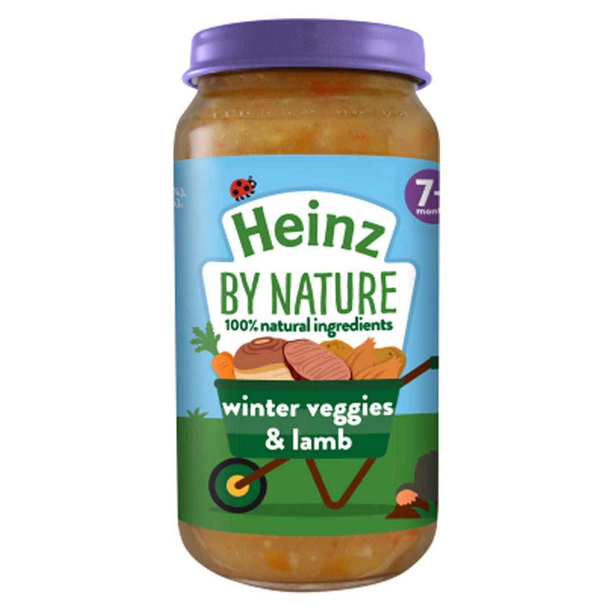 Heinz By Nature Winter Veggies & Lamb Jar, 7+ Months
