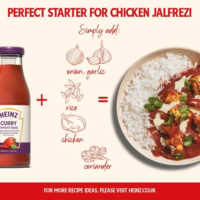 Heinz Curry Tomato Flavoured Passata 500g