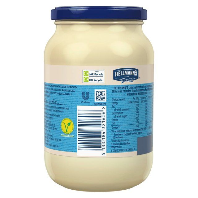 Hellmann's Light Mayonnaise 600g