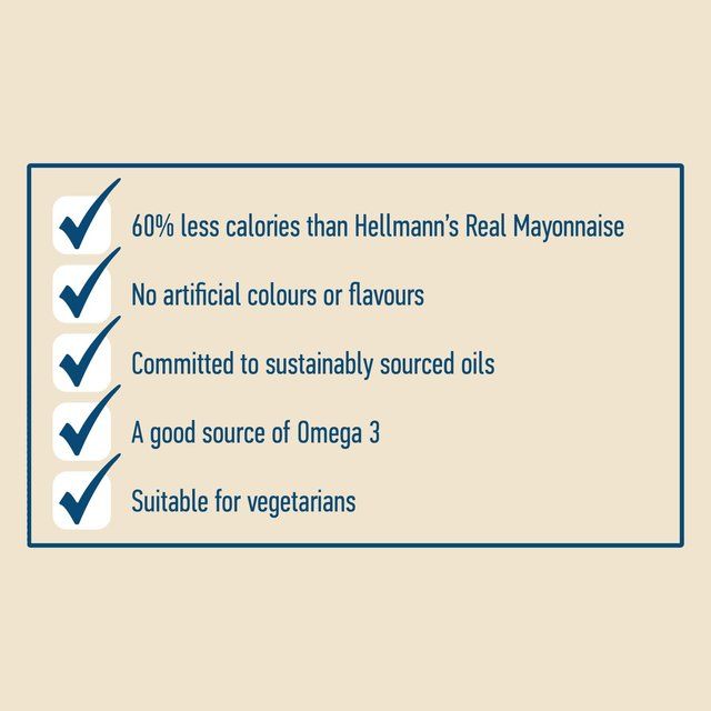 Hellmann's Light Squeezy Mayonnaise 750ml