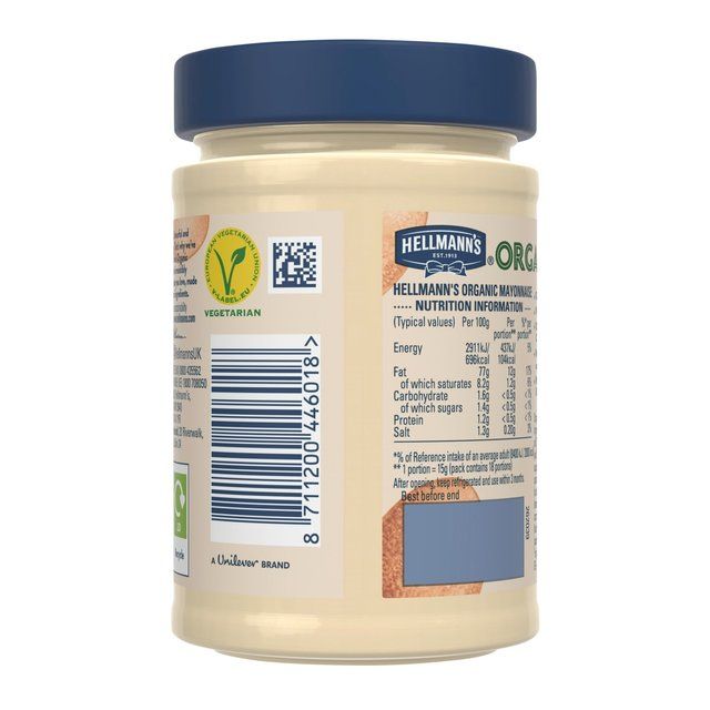 Hellmann's Organic Mayonnaise 270g