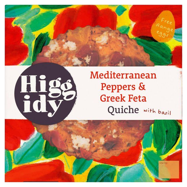 Higgidy Mediterranean Pepper & Feta Veg-Packed Quiche 400g