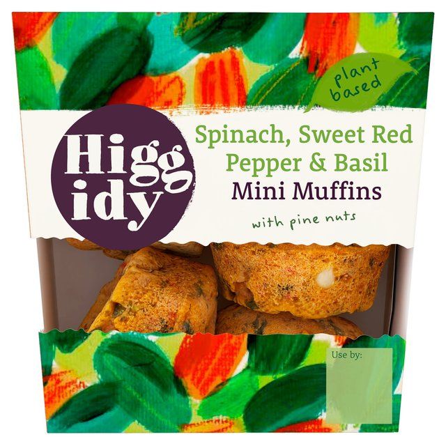 Higgidy Spinach & Red Pepper Mini Muffins 160g