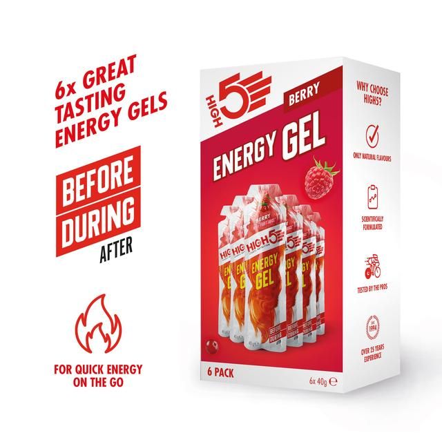 HIGH5 Energy Gel Berry 40g 6 x 44g