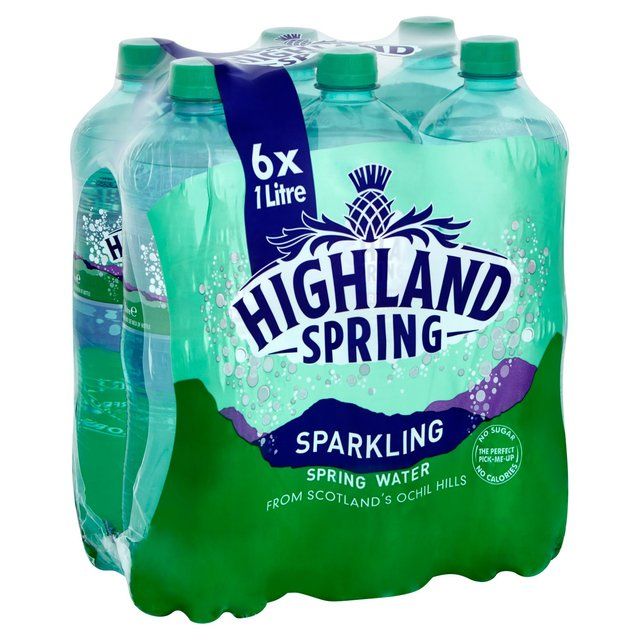 Highland Spring Sparkling Water 6 x 1L