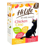 HiLife It's Only Natural Cat Food The Chicken One In Jelly 8 x 70g