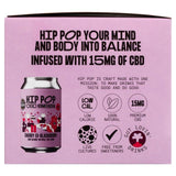 Hip Pop Cherry & Blackberry CBD Kombucha 4 x 330ml 4 x 330ml