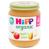 HiPP Organic Apple & Pear Baby Food Jar 4+ Months 125g