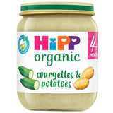 HiPP Organic Courgettes & Potatoes Baby Food Jar 4+ Months (6 x 125g)