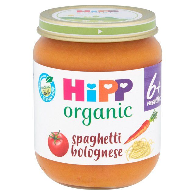 HiPP Organic Spaghetti Bolognese Baby Food Jar 6+ Months 125g