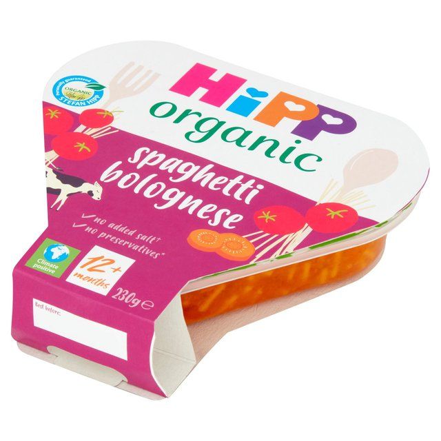 HiPP Organic Spaghetti Bolognese Toddler Tray Meal 1-3yrs 230g