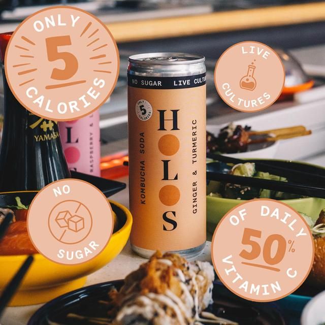 HOLOS Kombucha Soda Ginger & Turmeric 250ml