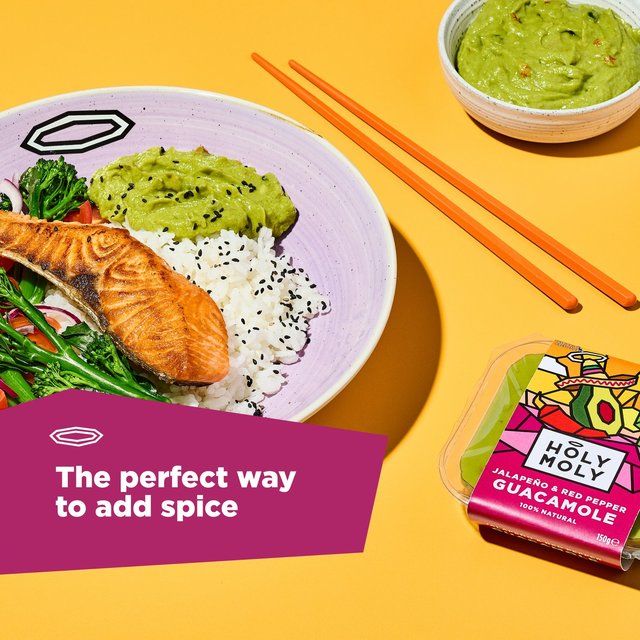 Holy Moly Guacamole Jalapeno & Red Pepper 150g