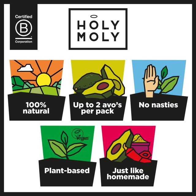 Holy Moly Guacamole Jalapeno & Red Pepper 150g