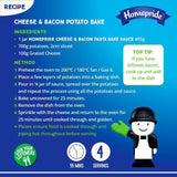 Homepride Cheese & Bacon Pasta Bake 485g