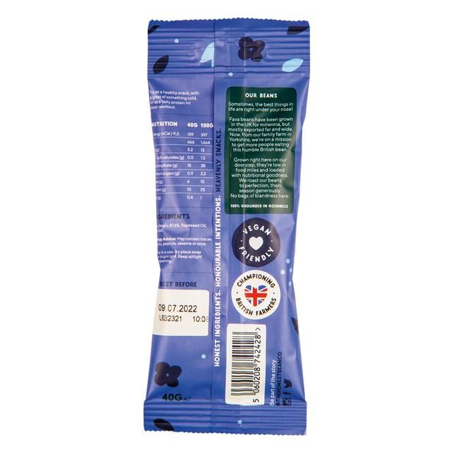 Honest Bean Co Roasted Fava Bean Lightly Salted 40g