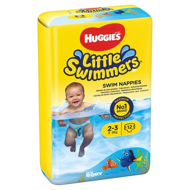 Huggies Little Swimmers Swim Nappies Size 2-3 (3-8kg) 12 per pack