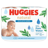 Huggies Natural 0% Plastic Wipes