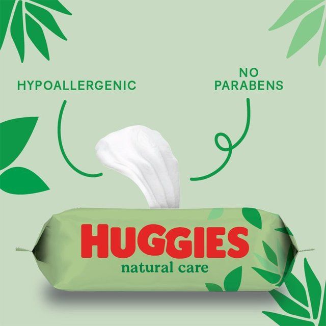 Huggies Natural Care 99% Water Baby Wipes Multipack 4 x 56 per pack