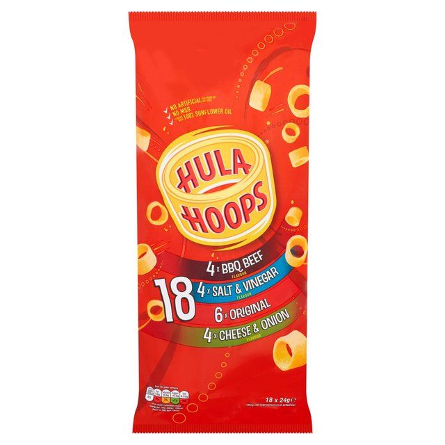 Hula Hoops Variety Crisps 18 per pack
