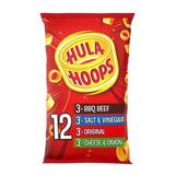 Hula Hoops Variety Multipack Crisps 12 per pack
