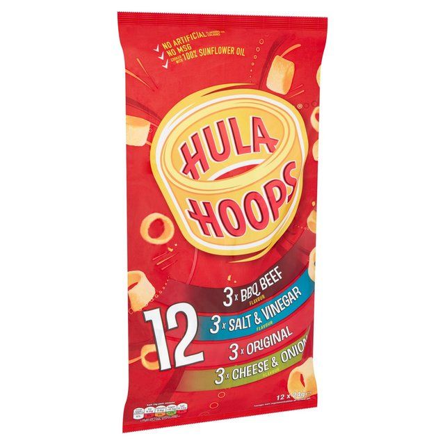 Hula Hoops Variety Multipack Crisps 12 per pack