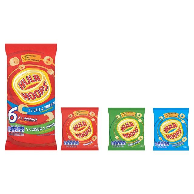 Hula Hoops Variety Multipack Crisps 6 per pack