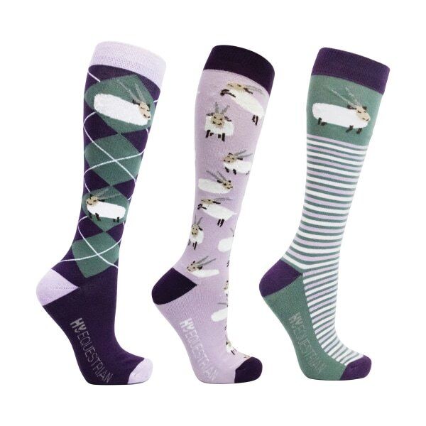 Hy Womens Socks (Pack of 3) (4-8)