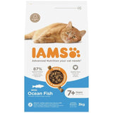 IAMS 7+ Years Senior Dry Cat Food Ocean Fish 3kg