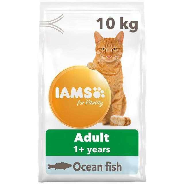 IAMS for Vitality Adult Cat Food with Ocean Fish 10kg