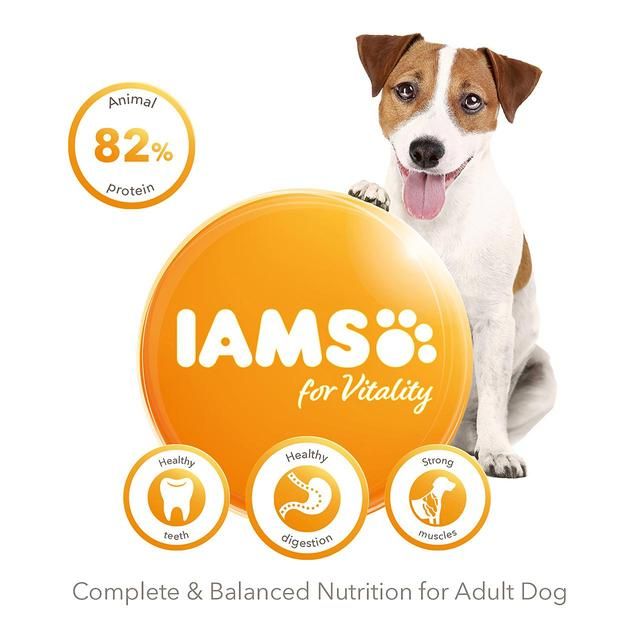 IAMS for Vitality Adult Dog Food Small/Medium Breed with Fresh Chicken 800g