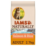 Iams Naturally Adult Cat with North Atlantic Salmon & Rice 2.7kg