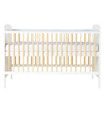 Ickle Bubba Coleby Classic Cot Bed and Sprung Mattress - Scandi White