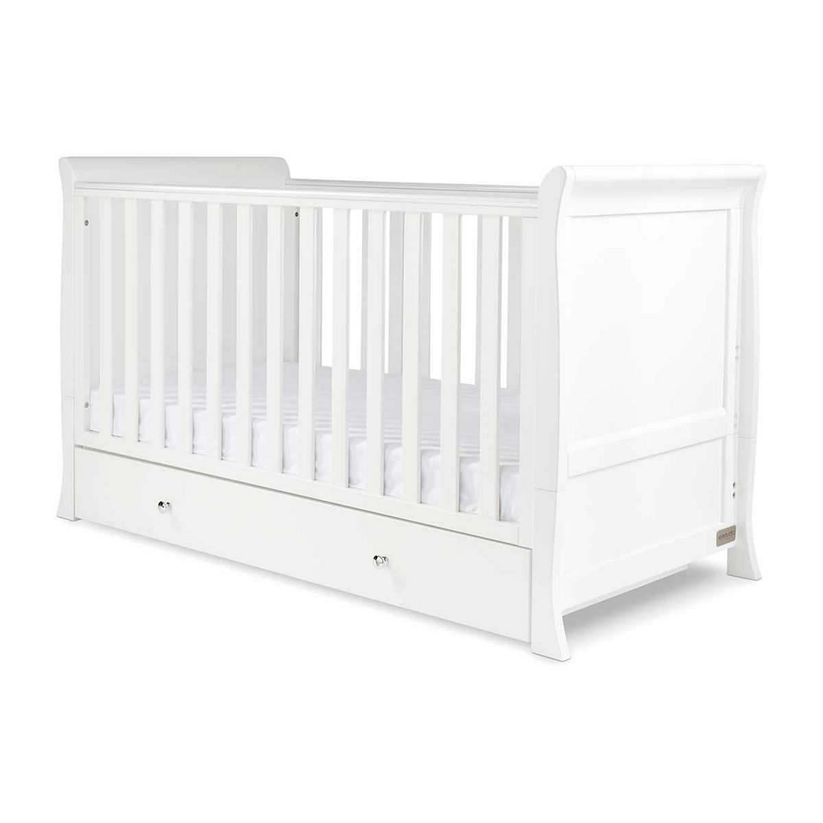 Ickle Bubba Snowdon Classic Cot Bed - White