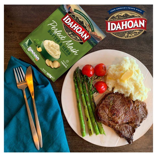 Idahoan Butter & Herb Mash    109g